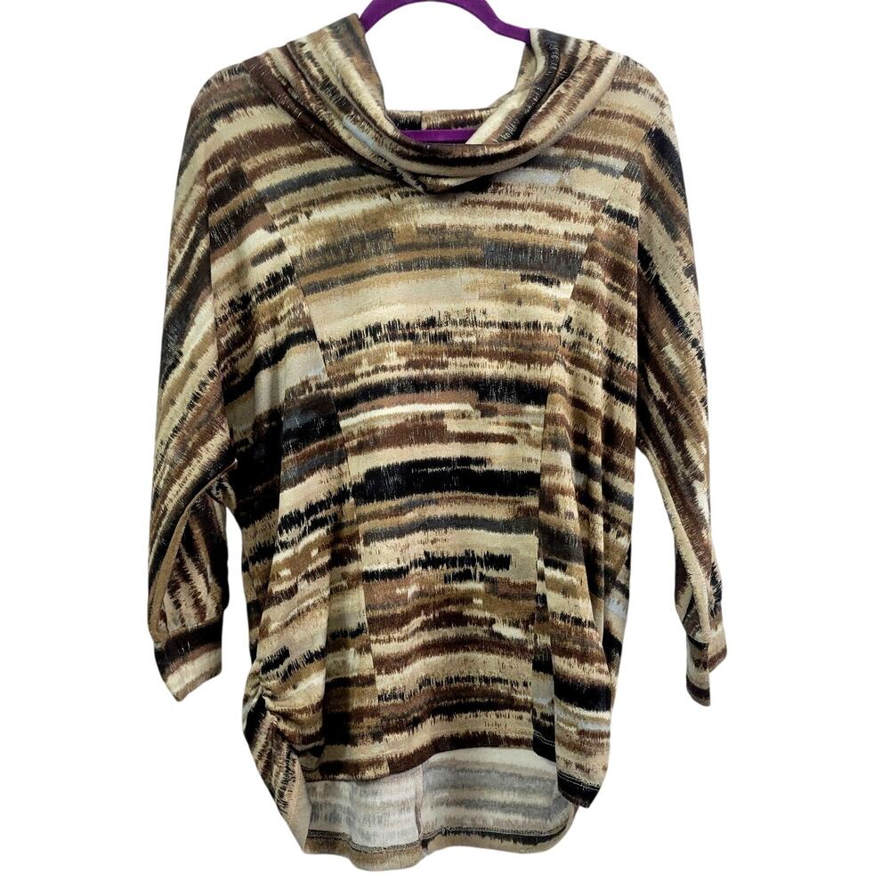 PerSeption Concepts Sweater Women's‎ Turtleneck Soft Long Sleeve Top XL